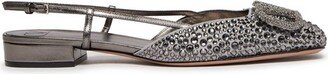 Vlogo signature rhinestone slingback