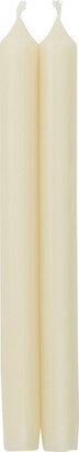 Taper Candles Ivory Set of 2