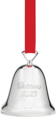 2023 Silver-Tone-Plate Christmas Annual Bell