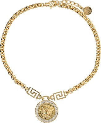 Crystal La Medusa Greca Necklace