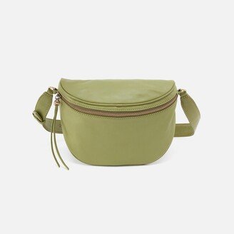 Juno Belt Bag in Soft Leather - Leaf