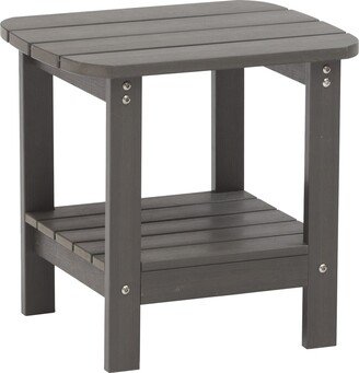 HIPS Outdoor Double floor Resin Side Table