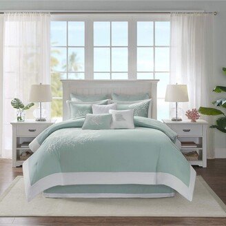 Gracie Mills Coastline King Comforter Set, Aqua