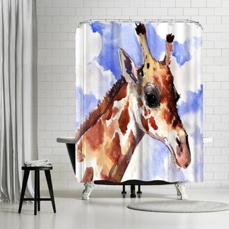 71 x 74 Shower Curtain, Giraffe 2 by Suren Nersisyan