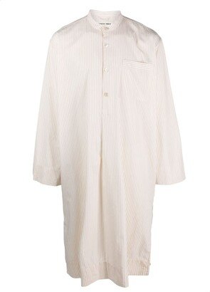 x Birkenstock pinstripe oganic cotton kaftan