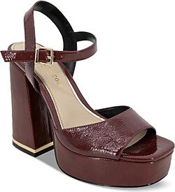 Women's Dolly Ankle Strap Platform Heeled Sandals