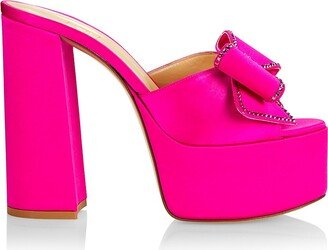 Nalebe Heirloom Satin Platform Sandals