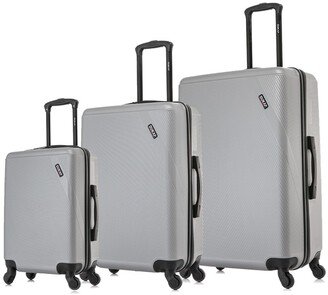 Dukap InUSA Discovery Lightweight Hardside Spinner Luggage Set, 3 piece
