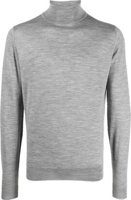 Roll-Neck Knit Jumper-AQ