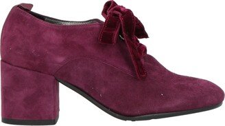 PAOLA FERRI Lace-up Shoes Deep Purple