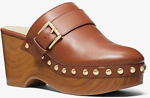 Rye Studded Leather Platform Clog