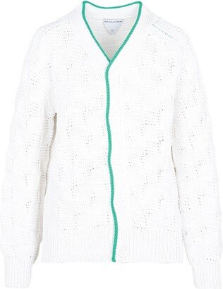 V-Neck Knit Cardigan-AI