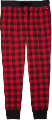 Men's Plaid Waffle-Knit Jogger Pajama Pants