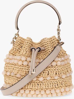 ‘Bon Bon’ Bucket Shoulder Bag - Beige