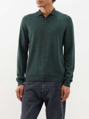 Jerry Wool Long-sleeved Polo Shirt