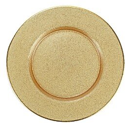 Metallic Glass Service Plate Charger