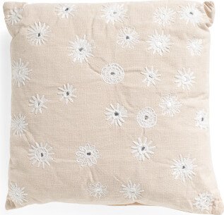 20x20 Noel Embroidered Pillow