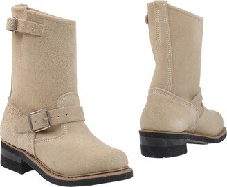 WALKER Ankle Boots Beige