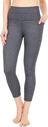 GO WALK High Waisted 7/8 Leggings (Gray) Women's Casual Pants