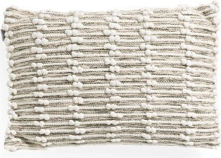TJMAXX 16X24 Cotton Loop Pillow Made By Skilled Artisans