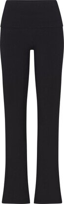 Cotton Jersey Foldover Pant | Soot