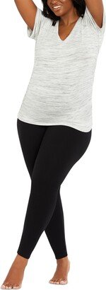 Essential Stretch Over the Bump Maternity Leggings - Plus Sizes