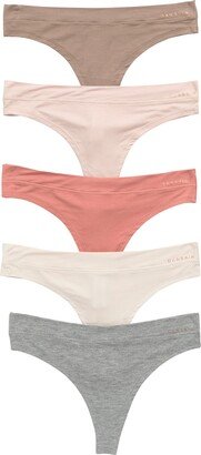 Pack of Five Thong Panties