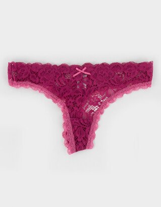 SPREE INTIMATES Mesh Lace Thong