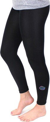 Women's ZooZatz Black Florida Gators Fleece Leggings