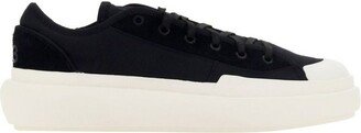 Ajatu Court Round-Toe Lace-Up Sneakers