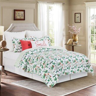 Clover Bug 3-Piece Cotton Quilt Set