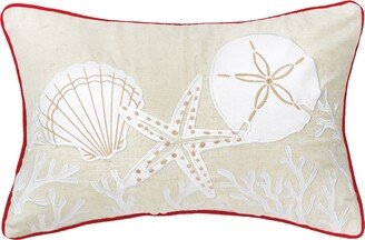 Sanddollar Coral Pillow