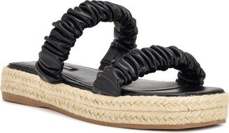 Peacock Espadrille Platform Sandal