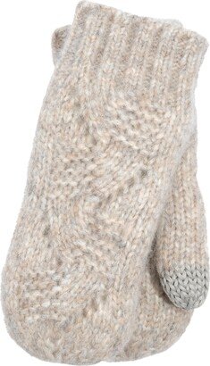 Wool Blend Cable Mittens