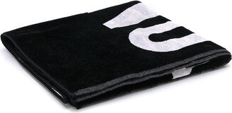 Logo-Print Beach Towel-AB