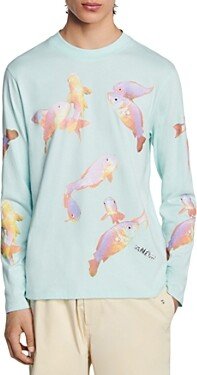 Oversized Fit Goldfish Long Sleeve Tee