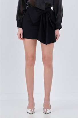 Women's Bow Mini Skort