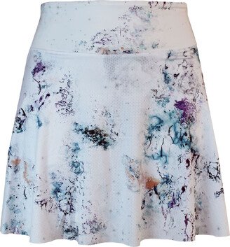 Taupe Activewear Galaxy Zoe High Waist Tennis Skort