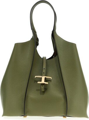 Timeless Logo Plaque Shoulder Bag