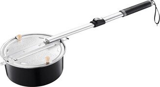 Great Northern Popcorn Campfire Popcorn Popper - Black