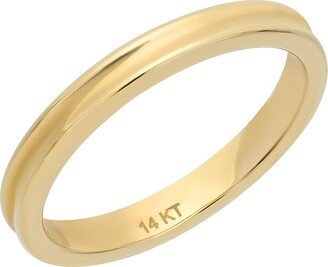 14K Gold Stacking Ring