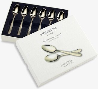 Stainless Steel Champagne Mirage tea Spoon 6-piece set