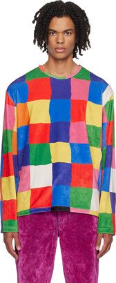 Multicolor Checked Long Sleeve T-Shirt