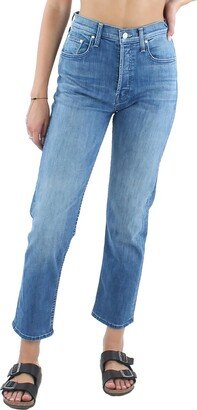 The Tomcat Womens Faded Cropped Ankle Jeans