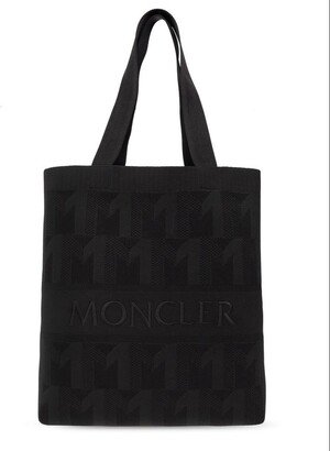 Monogrammed Jacquard Tote Bag