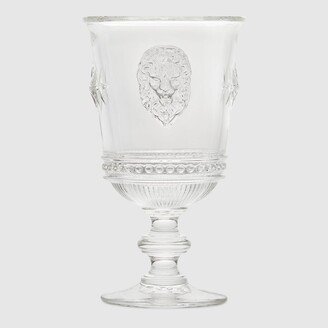 Lion head wine glass