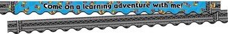 Barker Creek Learning Adventure Double-Sided Scalloped Border 2-Pack with Quote BC3701