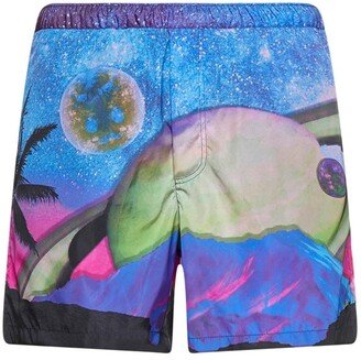 Neon Universe Swim Shorts