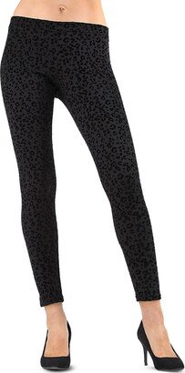 Leopard Crush Cotton-Blend Leggings