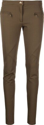 2000s Ribbed Slim-Fit Trousers